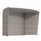 Linea Italia ADA Reception Desk, Wheelchair, Kids, 55 inW x 71 inD x 30 inH, Cherry 55490GY - alternate 4
